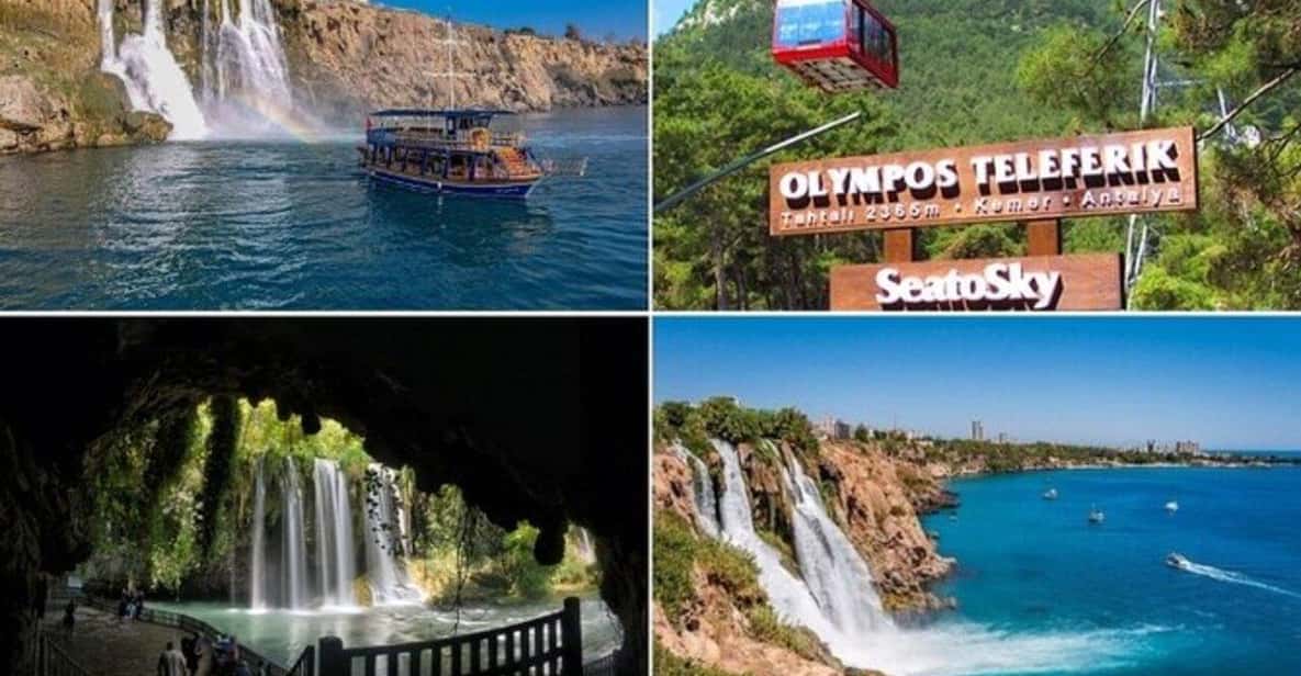 Antalya: Old City Tour w/Boat Trip, Cable Car & Waterfalls