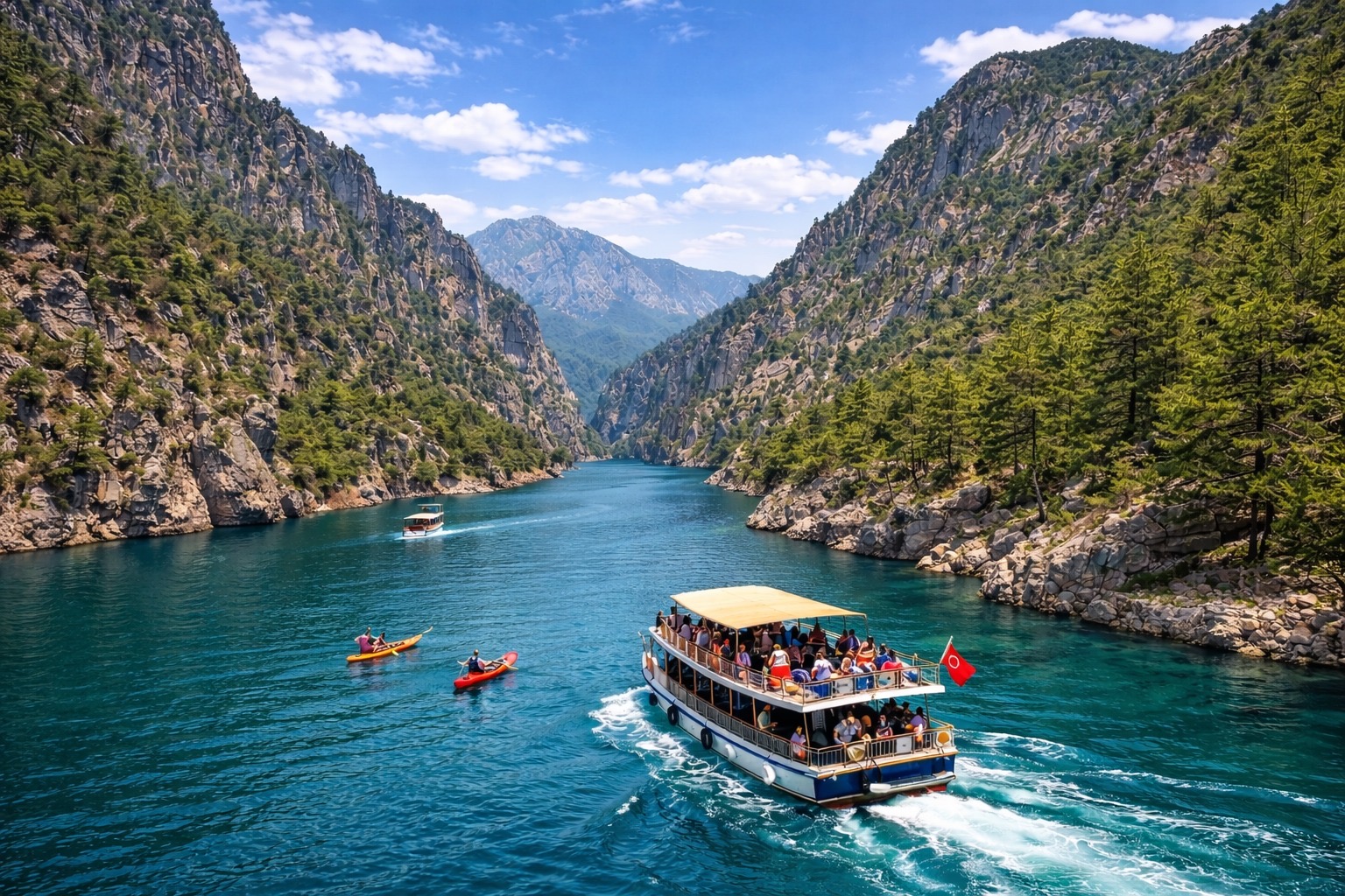 Belekten Green Canyon, Manavgat Şelalesi & Hayvanat Bahçesi Turu 