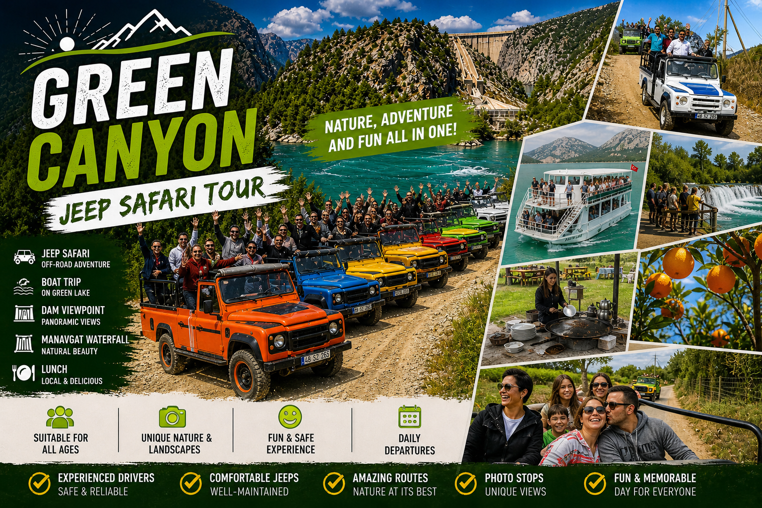 Jeep Safari Yeşil Kanyon